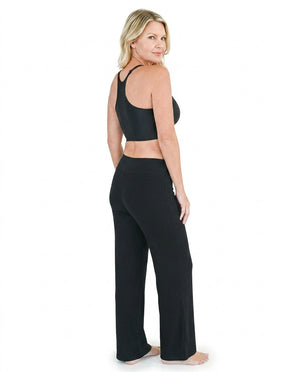 Comfeez Short Racer-back Bra w/ Bamboo Lounge Pants Bundle