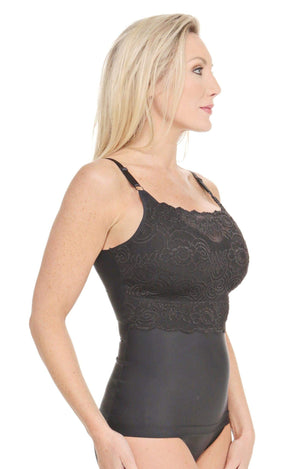 Comfeez Long Cami With Lace Trim Detail