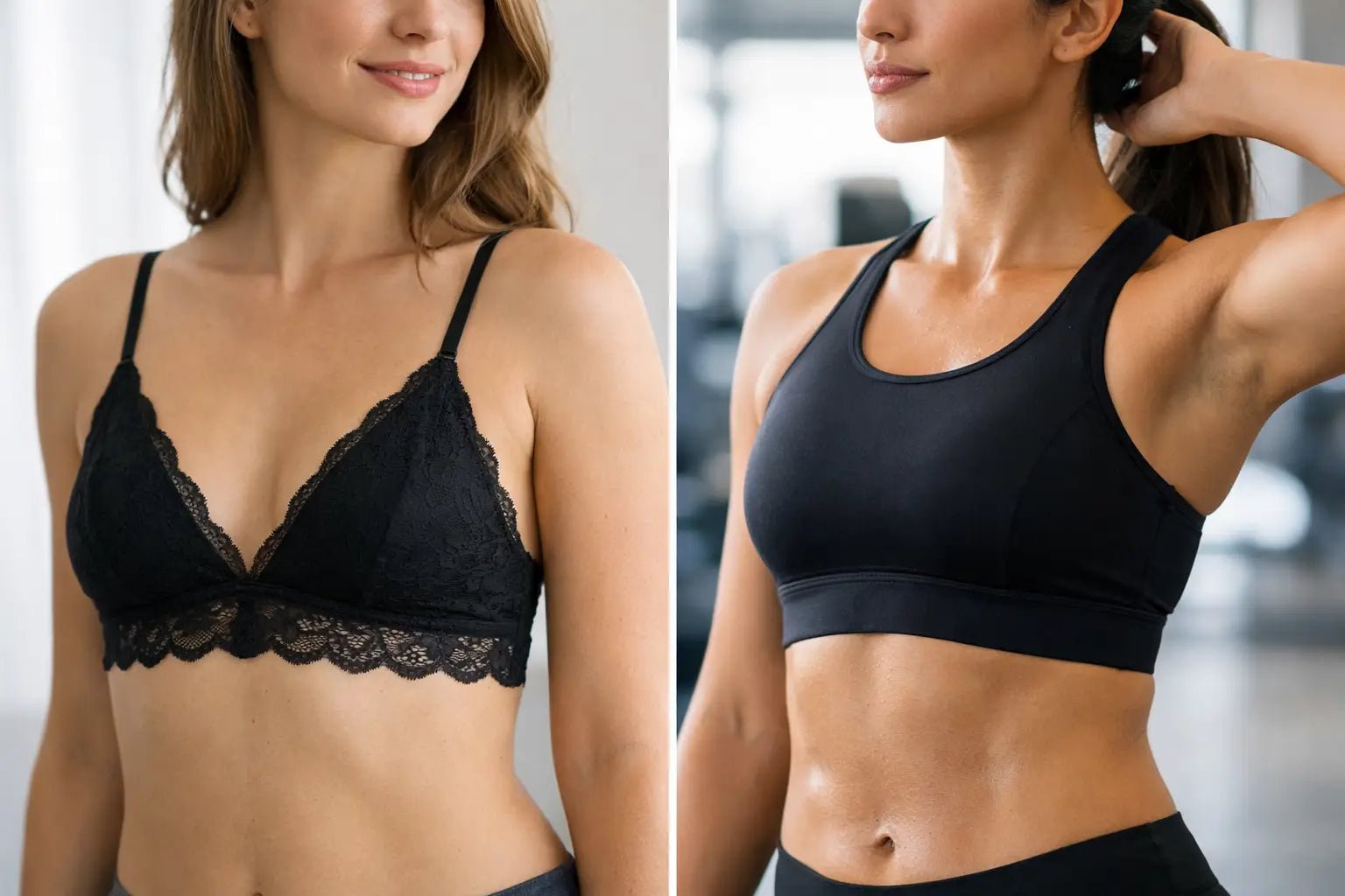Bralette vs Sports Bra Support Explained - Shapeez