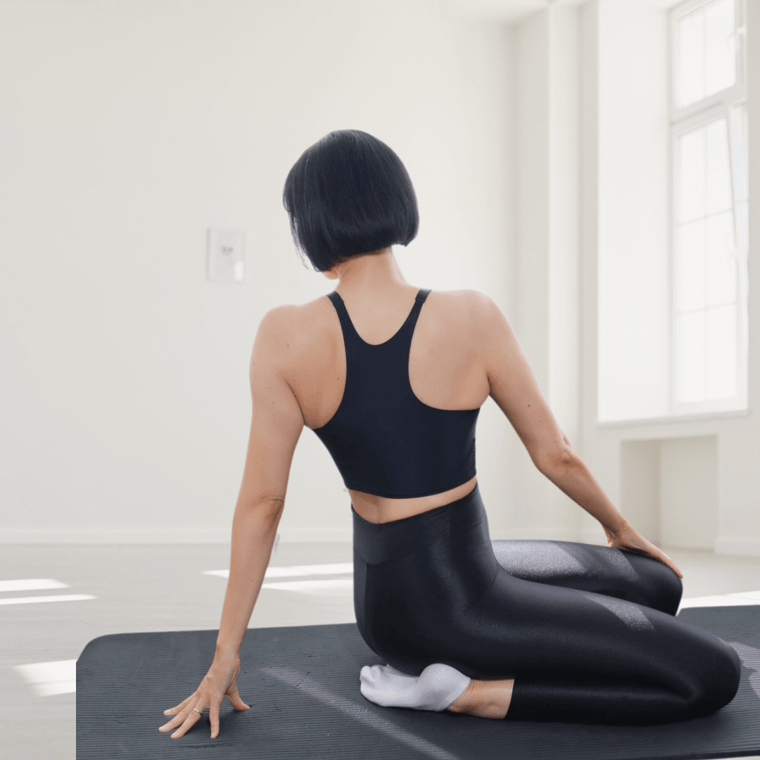 Comfeez Wirefree Racer - back Sports and Yoga Bralette Top - Shapeez