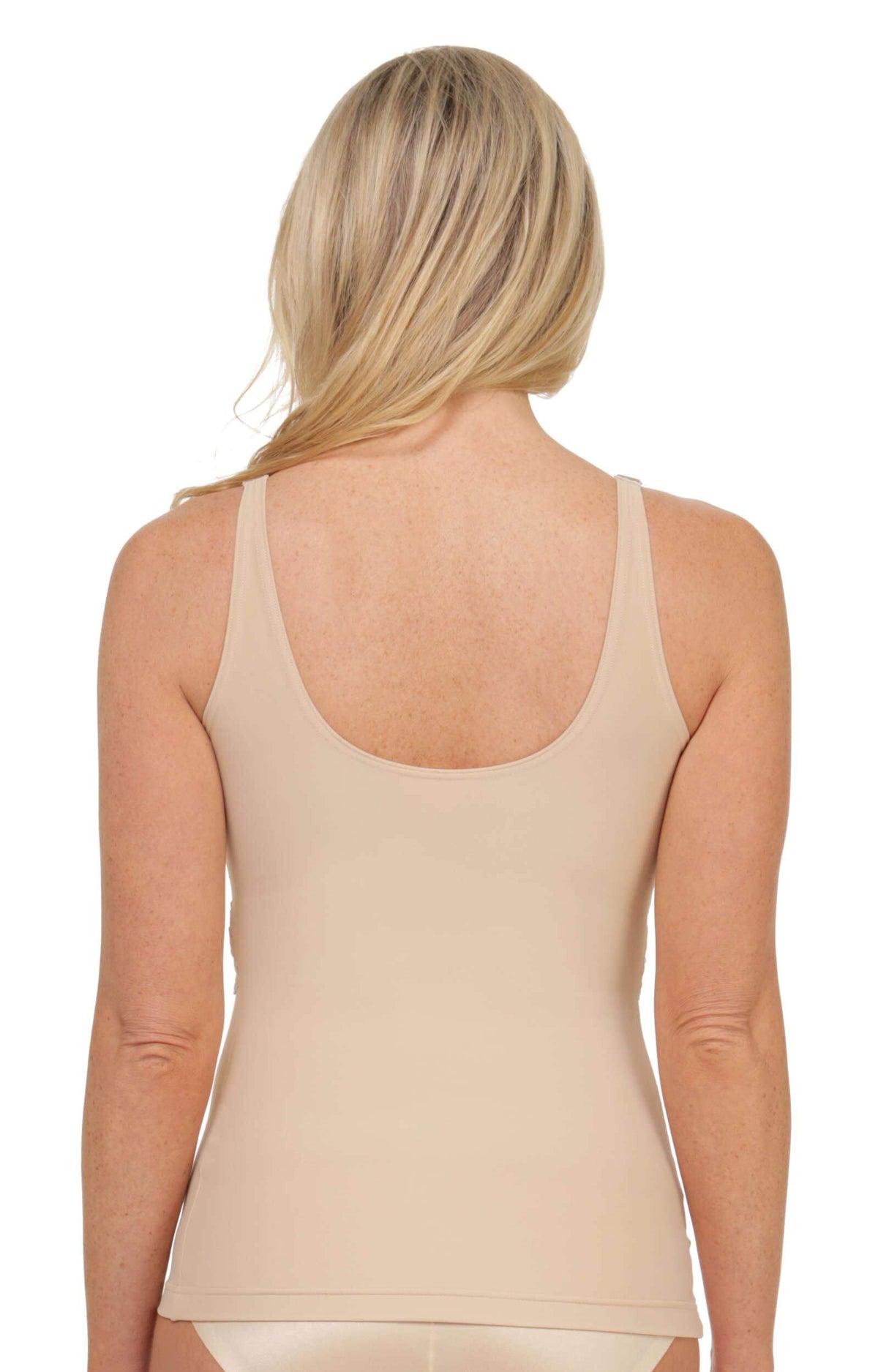 Shapeez Comfeez Tankee Long Back Smoothing Bra with Removable Pads - Shapeez  