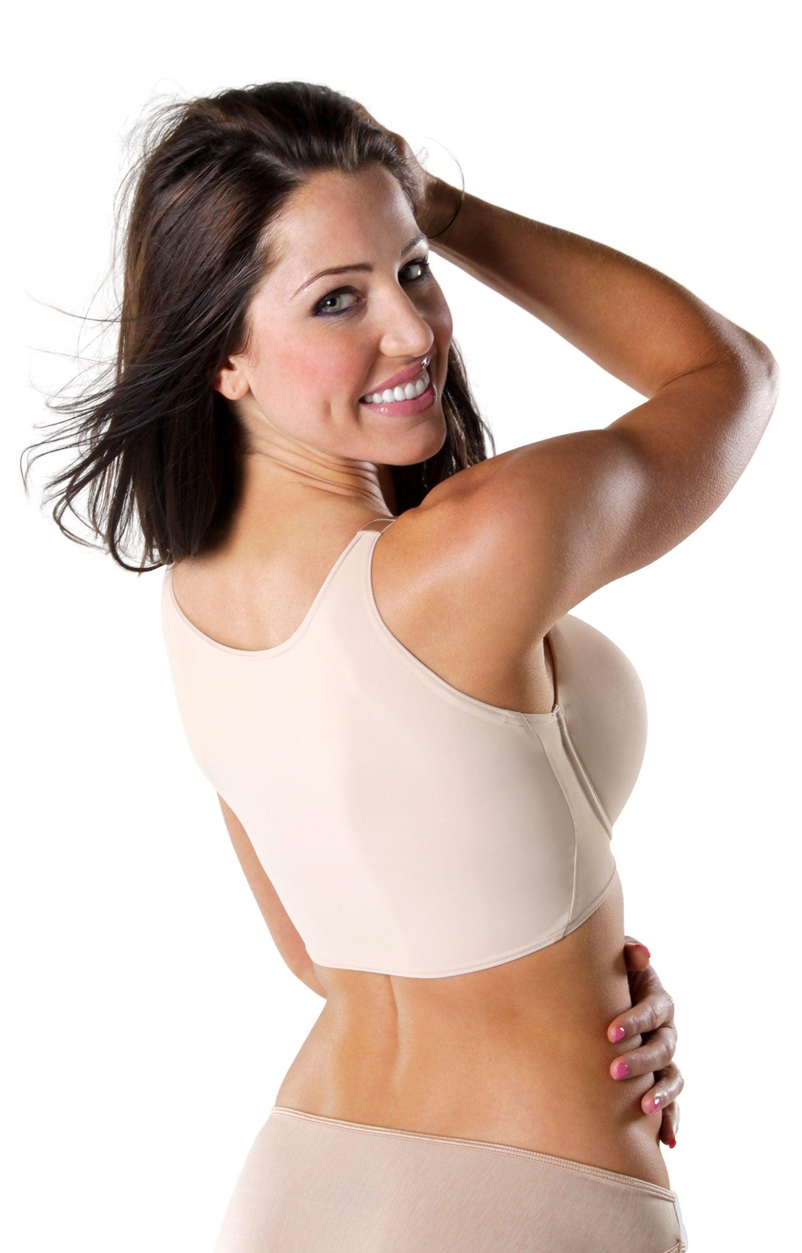 Silkee Long: Full-Coverage Longline Back-Smoothing Bra w/Underwire Soft-Cup  Minimizer, Nude, Large-E : : Clothing, Shoes & Accessories