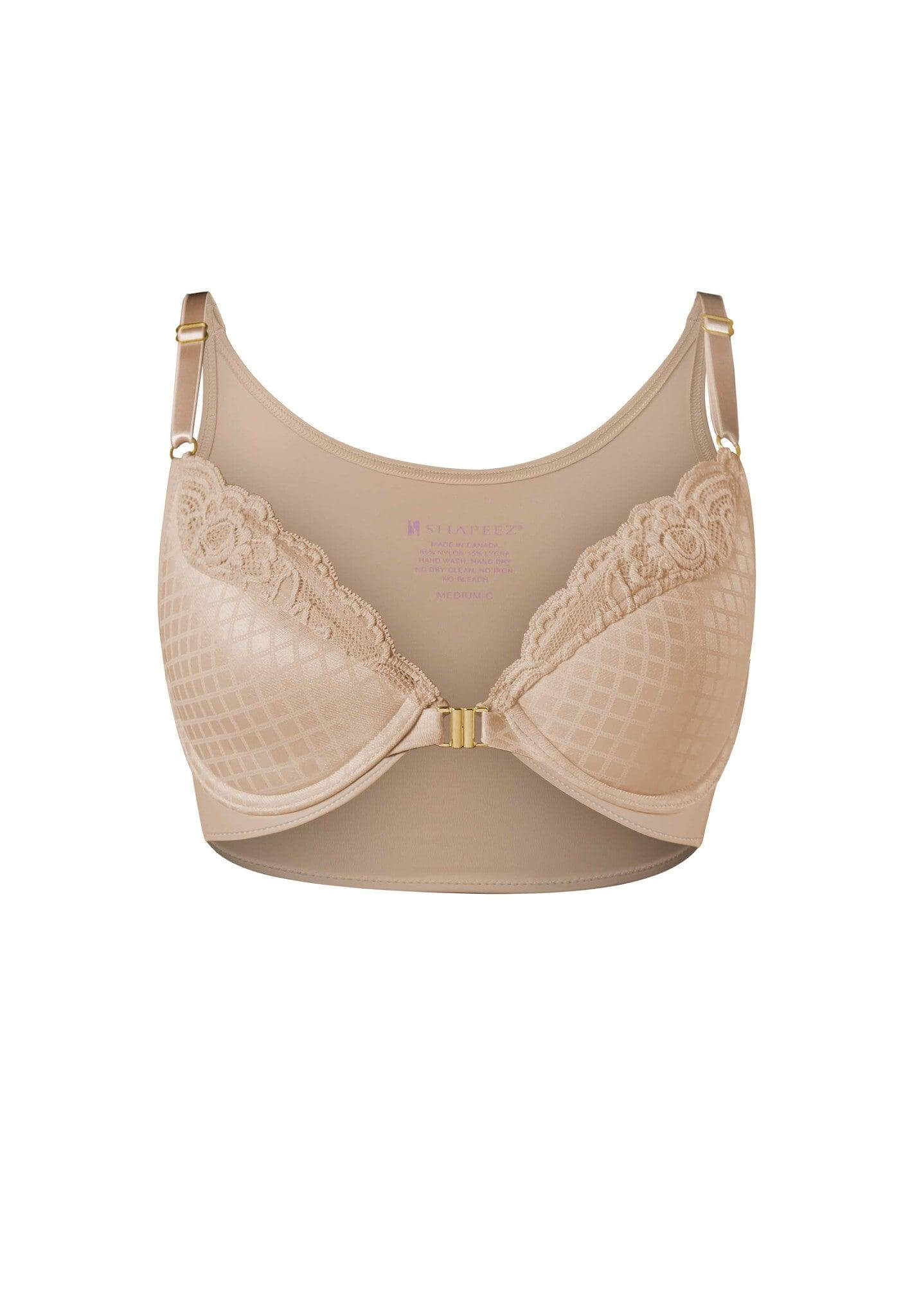 The Demee Short Front Closure Back Smoothing Push-up Bra