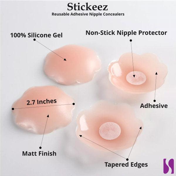 Light pink U Silicone Nipple Covers, Women